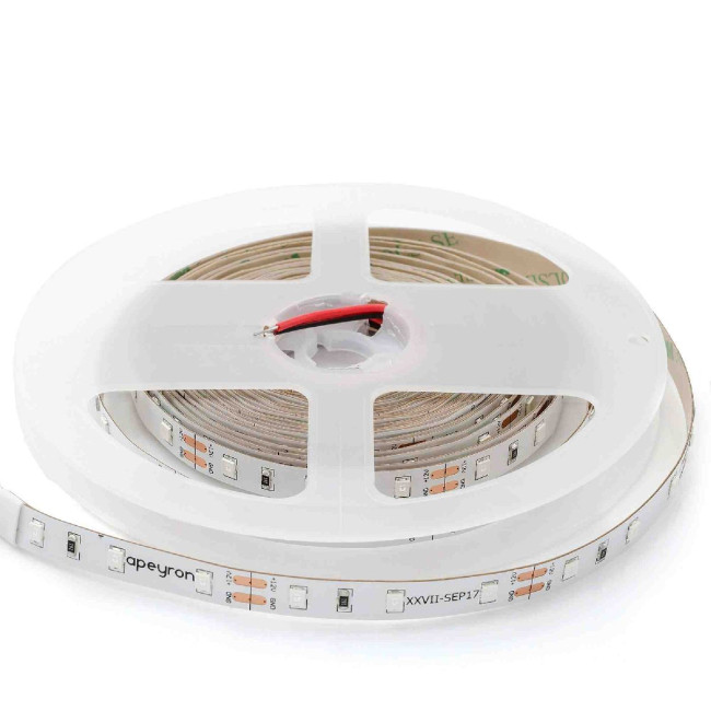 Светодиодная лента Apeyron 12В 3528 4,8Вт/м желтый 5м IP20 00-433 Светодиодная лента Apeyron 12В 3528 4,8Вт/м желтый 5м IP20 00-433
