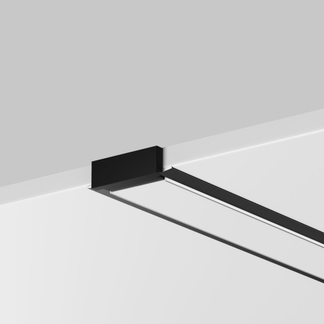 Алюминиевый профиль встраиваемый с накладным фланцем Maytoni Led Strip ALM-004-B-2M 632010 Алюминиевый профиль встраиваемый с накладным фланцем Maytoni Led Strip ALM-004-B-2M 632010