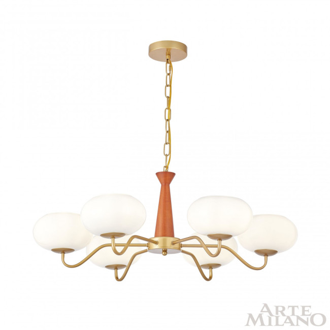 Подвесная люстра Arte Milano Napoli 310166/D780/6 BS/WD