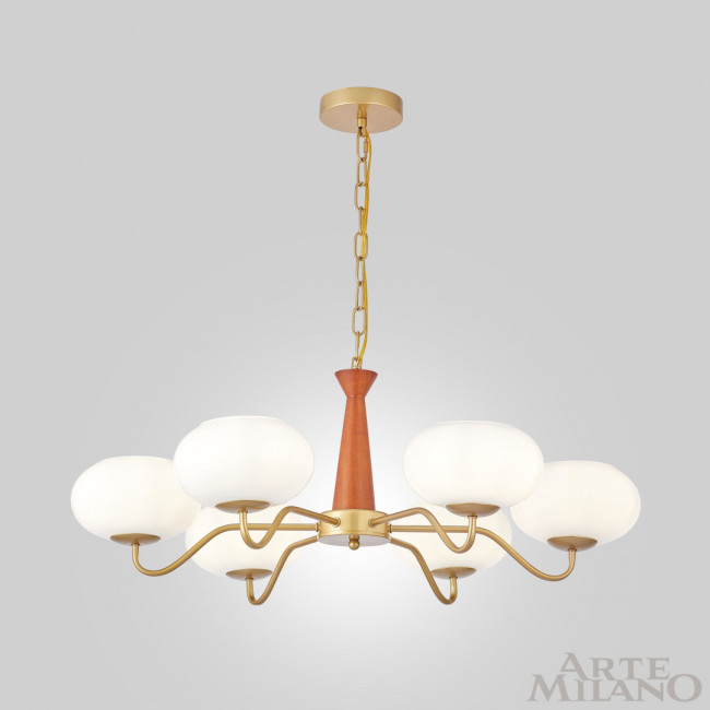 Подвесная люстра Arte Milano Napoli 310166/D780/6 BS/WD