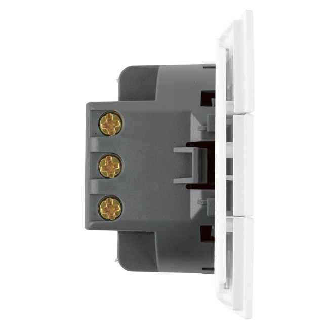 Выключатель 3-клавишный (механизм) Stekker Мия 250В 10А RSW10-3108-01 белая магнолия 50430