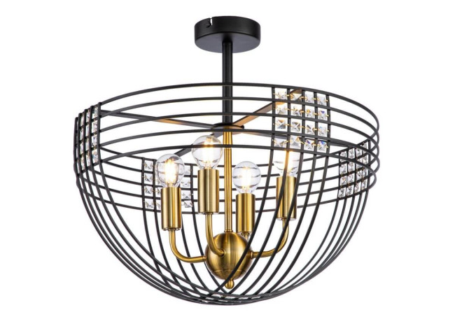 Потолочная люстра Indigo Fresco 10001/4C Black V000104 Потолочная люстра Indigo Fresco 10001/4C Black V000104