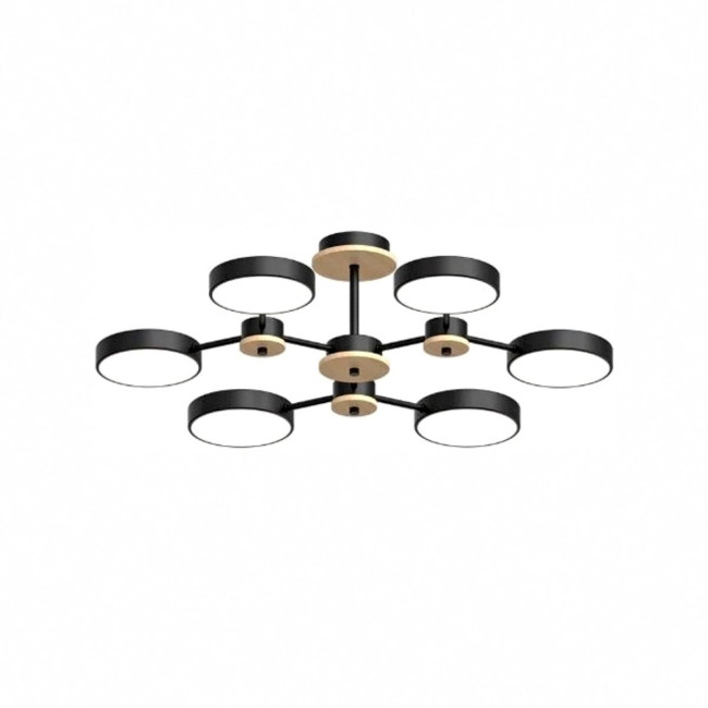 Люстра на штанге LED4U L3216-730 BK Люстра на штанге LED4U L3216-730 BK