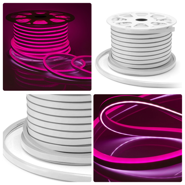 Светодиодный неон двухсторонний Apeyron 220В 6Вт/м smd2835 108д/м IP65 150Лм/м 50м розовый 10-210 Светодиодный неон двухсторонний Apeyron 220В 6Вт/м smd2835 108д/м IP65 150Лм/м 50м розовый 10-210