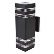 Уличный настенный светильник Uniel UUL-S24A 2x60W/E27 IP65 BLACK UL-00012923