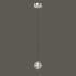 Подвесной светильник Delight Collection Frizzante MD23030088-1A nickel/clear Подвесной светильник Delight Collection Frizzante MD23030088-1A nickel/clear