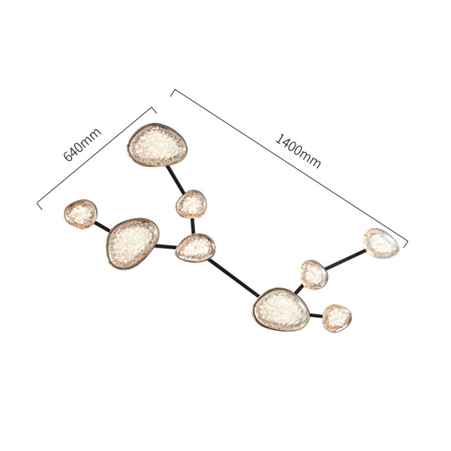 Настенный светильник 2309-Virgo matt black/french gold