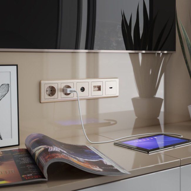 Накладка для двойной розетки Еthernet Werkel 4690389160660 W1191110 Накладка для двойной розетки Еthernet Werkel 4690389160660 W1191110