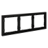 Рамка на 3 поста Voltum S70 VLS100308 (черный матовый)