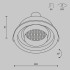 Встраиваемый светильник Maytoni Technical Downlight Atom DL113-GU10-01-RD-B Встраиваемый светильник Maytoni Technical Downlight Atom DL113-GU10-01-RD-B