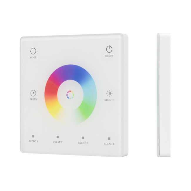 Сенсорная панель Arlight SMART-SPI-801-11-4SC-RGBW-SUF White (3V, 2.4G) (IARL, IP20 Пластик) 059244 Сенсорная панель Arlight SMART-SPI-801-11-4SC-RGBW-SUF White (3V, 2.4G) (IARL, IP20 Пластик) 059244