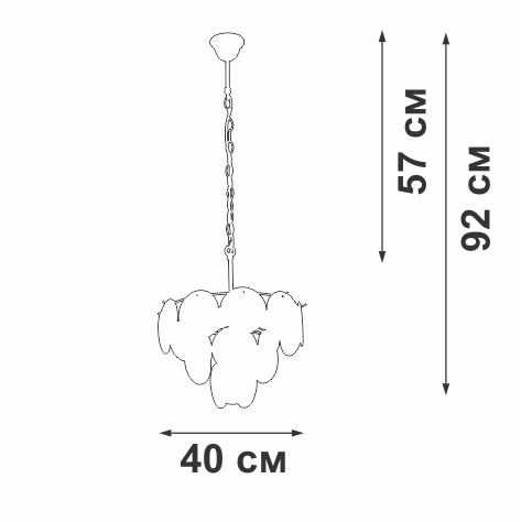 Подвесная люстра Vitaluce V5889-8/5 Подвесная люстра Vitaluce V5889-8/5