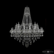Подвесная люстра Bohemia Ivele Crystal 1415/24+12+6/530/h-187 Ni