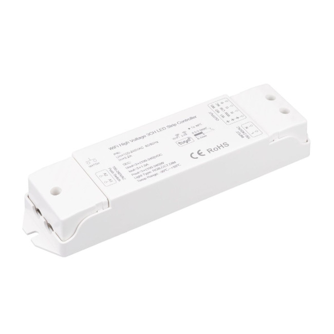 Диммер Arlight SMART-PWM-103-72-SH-PS-SUF (230V, 3x1A, TUYA Wi-Fi, 2.4G) 046524 Диммер Arlight SMART-PWM-103-72-SH-PS-SUF (230V, 3x1A, TUYA Wi-Fi, 2.4G) 046524