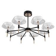 Люстра на штанге DeLight Collection MD21001018-8A black/gold Люстра на штанге DeLight Collection MD21001018-8A black/gold