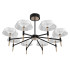 Люстра на штанге DeLight Collection MD21001018-8A black/gold Люстра на штанге DeLight Collection MD21001018-8A black/gold