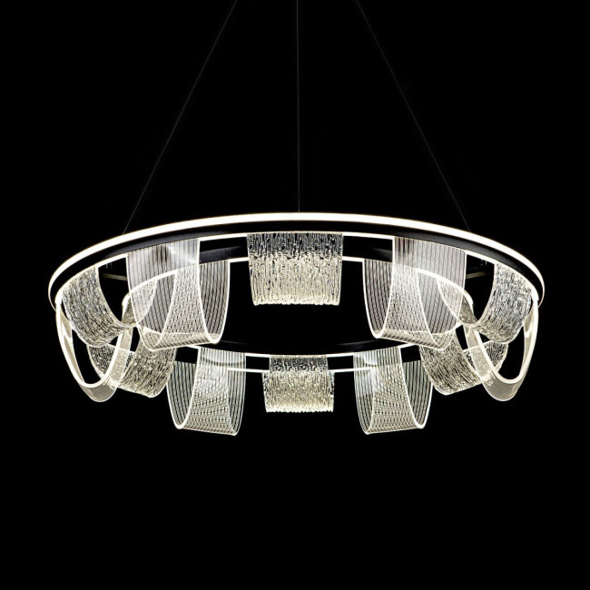 Подвесная люстра LED4U L7706-800 BK
