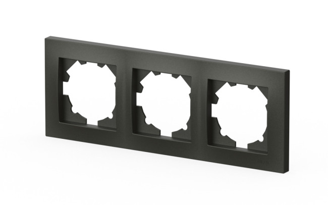 Рамка трехместная ELBI Vega 510-011100-227 Рамка трехместная ELBI Vega 510-011100-227