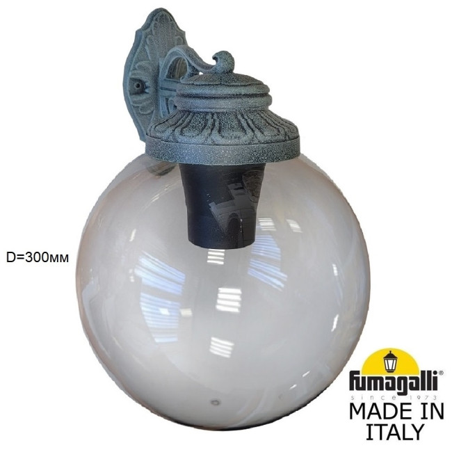 Уличный настенный светильник Fumagalli Globe 300 G30.131.000.VZF1RDN Уличный настенный светильник Fumagalli Globe 300 G30.131.000.VZF1RDN