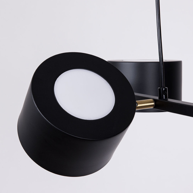 Подвесная люстра Arte Lamp Sebastian A7051SP-4BK Подвесная люстра Arte Lamp Sebastian A7051SP-4BK