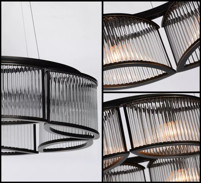 Люстра Stilio 6 black