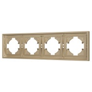 Рамка пластиковая на 4 поста Arlight FRM-TENDO-SFPL-4-GD 054663