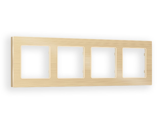 Рамка четырехместная Ambrella Volt Platos AF550304 Рамка четырехместная Ambrella Volt Platos AF550304