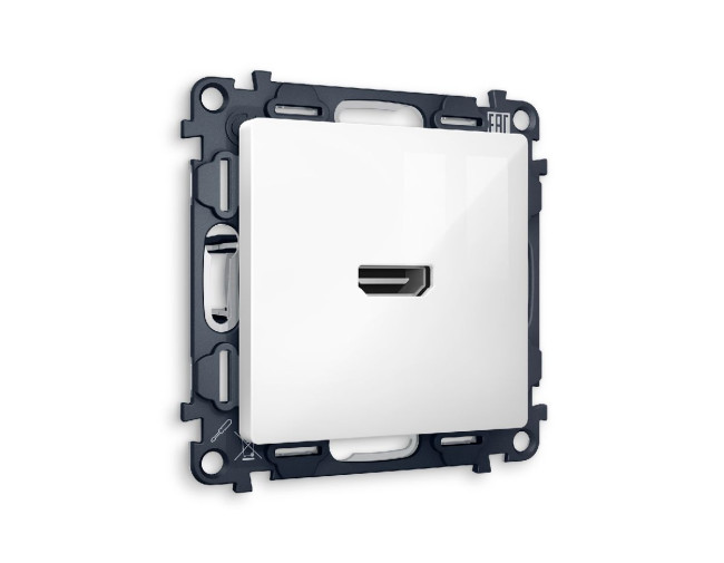 Комплект механизма розетки HDMI 2.0 40V/500mA 2.0GHz 5-18Gbit/s Ambrella Volt Alfa MA114010