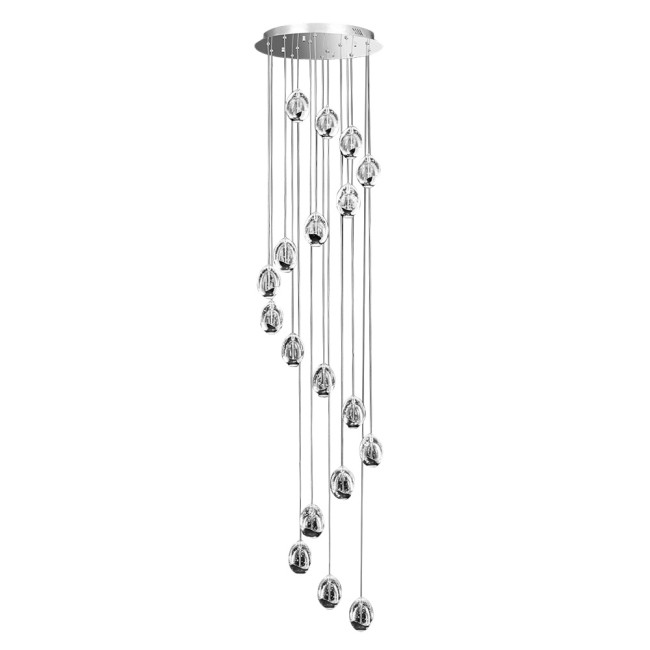 Каскадная люстра DeLight Collection Terrene MD13003023-18A chrome Каскадная люстра DeLight Collection Terrene MD13003023-18A chrome