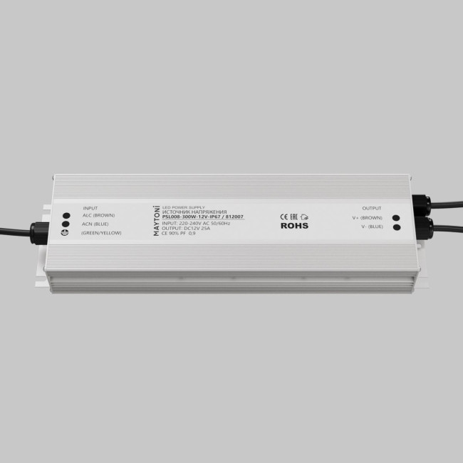 Блок питания Maytoni Led Strip PSL008 12В 300Вт IP67 812007 Блок питания Maytoni Led Strip PSL008 12В 300Вт IP67 812007