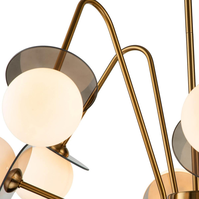 Люстра на штанге Indigo Jazz 11020/8R Brass V000166 Люстра на штанге Indigo Jazz 11020/8R Brass V000166