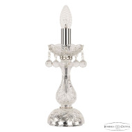 Настольная лампа Bohemia Ivele Crystal 108L/1-27 Ni Настольная лампа Bohemia Ivele Crystal 108L/1-27 Ni