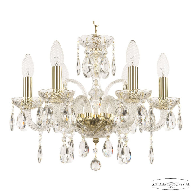 Подвесная люстра Bohemia Ivele Crystal 118/6/141 G Подвесная люстра Bohemia Ivele Crystal 118/6/141 G