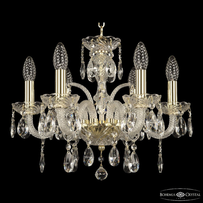Подвесная люстра Bohemia Ivele Crystal 118/6/141 G Подвесная люстра Bohemia Ivele Crystal 118/6/141 G