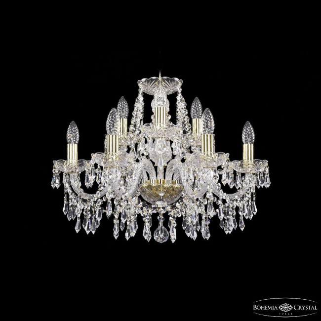 Подвесная люстра Bohemia Ivele Crystal 1403/6+3/195 G Подвесная люстра Bohemia Ivele Crystal 1403/6+3/195 G
