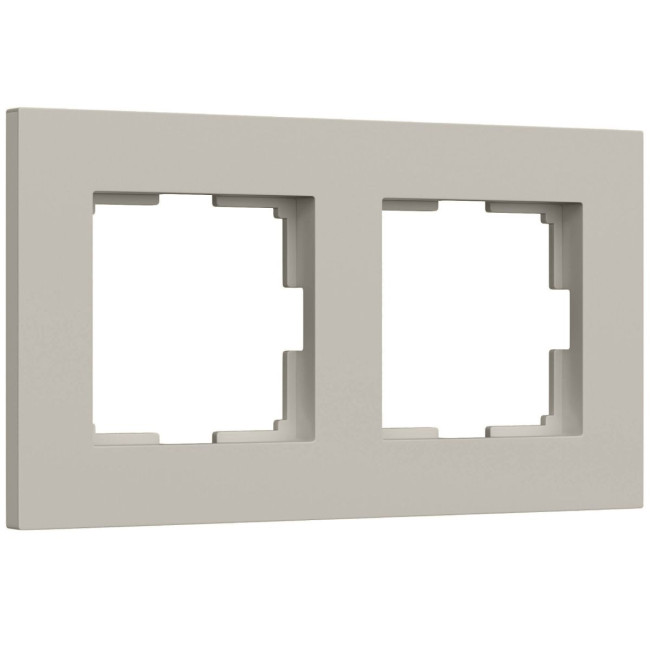 Рамка на 2 поста Werkel Slab (дымчатый софт) W0022917 4690389218415 a071621 Рамка на 2 поста Werkel Slab (дымчатый софт) W0022917 4690389218415 a071621