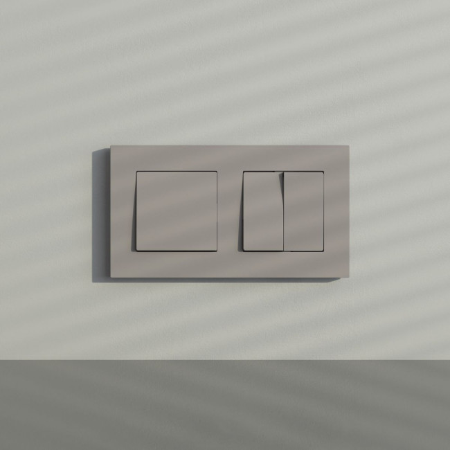 Рамка на 2 поста Werkel Slab (дымчатый софт) W0022917 4690389218415 a071621 Рамка на 2 поста Werkel Slab (дымчатый софт) W0022917 4690389218415 a071621