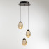 Подвесной светильник MD25090022-3A matt black/champagne Подвесной светильник MD25090022-3A matt black/champagne