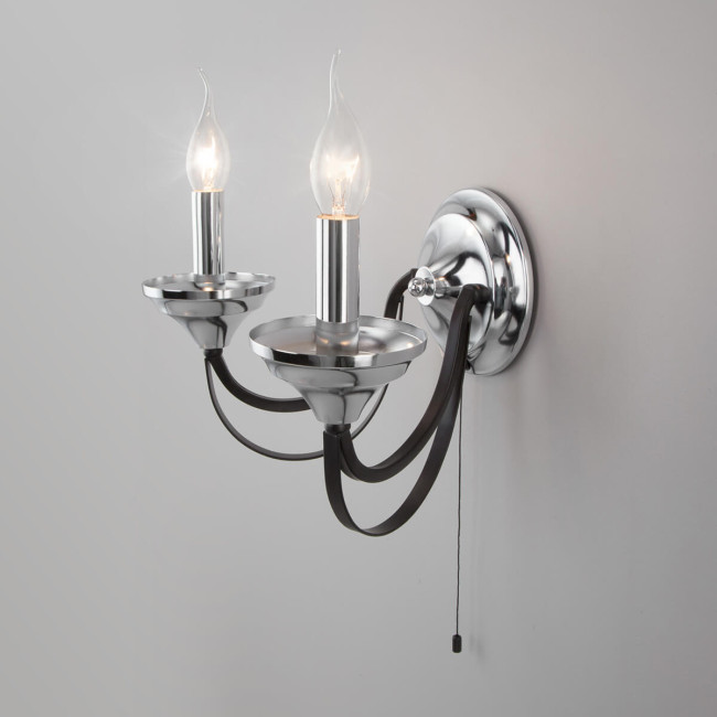 Бра Eurosvet Lazzaro 60098/2 хром Бра Eurosvet Lazzaro 60098/2 хром