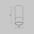 Уличный потолочный светильник Maytoni Ember O499CL-L5B3K Уличный потолочный светильник Maytoni Ember O499CL-L5B3K