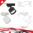 Трековый светильник Reluce 53006-9.3-001LD GX53 WT Трековый светильник Reluce 53006-9.3-001LD GX53 WT