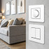 Диммер с рамкой Arte Milano SET16-1-48-1 white Диммер с рамкой Arte Milano SET16-1-48-1 white