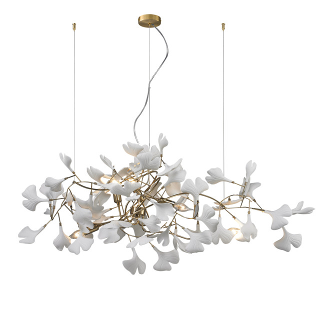 Подвесная люстра Delight Collection 10881P/L1000 gold/white Подвесная люстра Delight Collection 10881P/L1000 gold/white