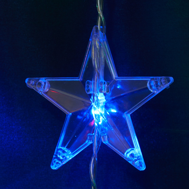 Светодиодная гирлянда занавес Звездочки Feron CL25 48609 Светодиодная гирлянда занавес Звездочки Feron CL25 48609