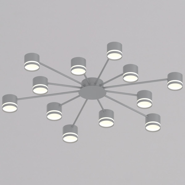 Потолочная люстра Reluce 06730-0.3-12 GX53 GREY Потолочная люстра Reluce 06730-0.3-12 GX53 GREY