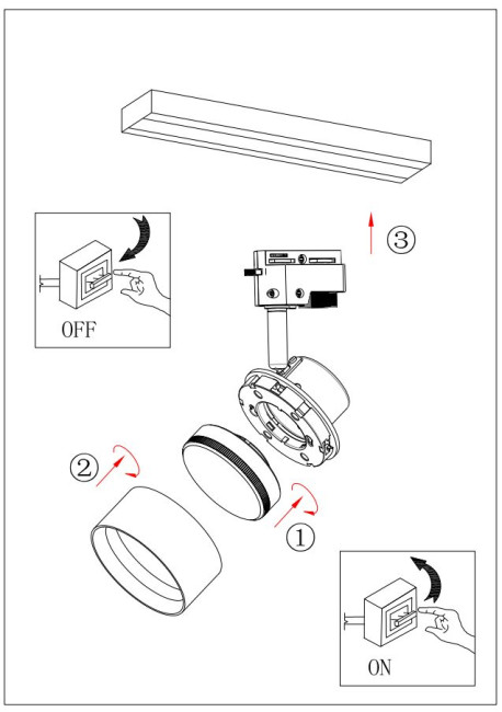 Трековый однофазный светильник ЭРА TR16 GX53 BK Б0048548 Трековый однофазный светильник ЭРА TR16 GX53 BK Б0048548