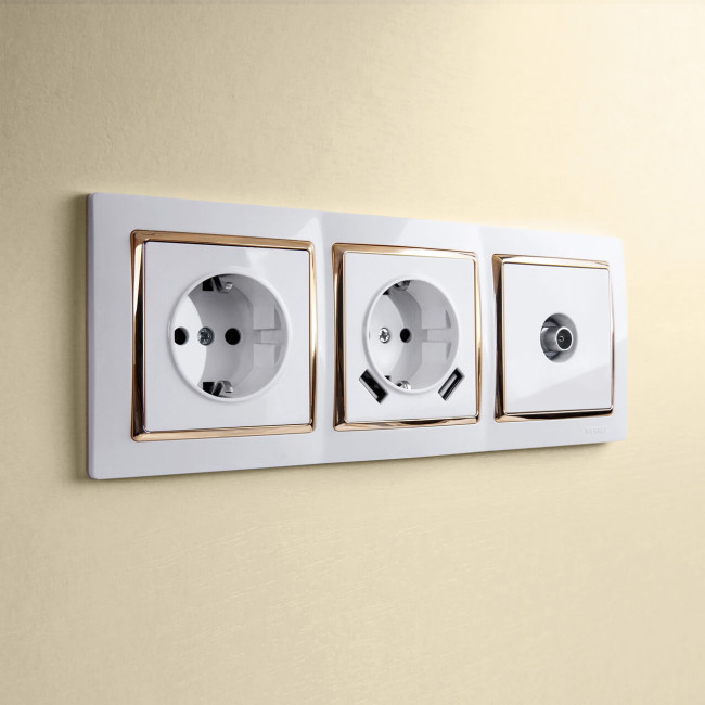 Розетка с заземлением, шторками и USBх2 Werkel белый W1171501 4690389155345 Розетка с заземлением, шторками и USBх2 Werkel белый W1171501 4690389155345