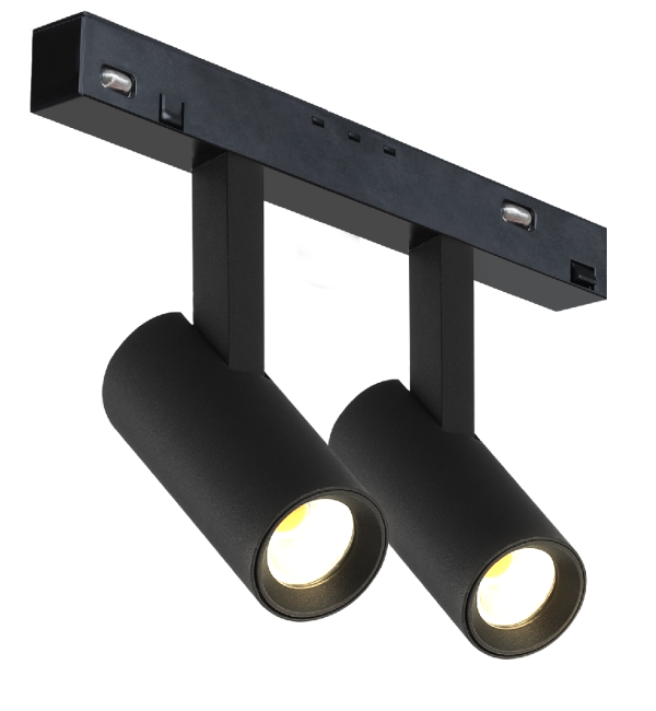 Трековый магнитный светильник iLedex Vision 4822-005-D34-16W-40DG-4000K-BK