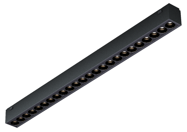 Трековый магнитный светильник iLedex Vision 4825-039-L389-24W-36DG-3000K-BK