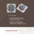 Розетка RJ45 Arte Milano 202.45-1.silver Розетка RJ45 Arte Milano 202.45-1.silver